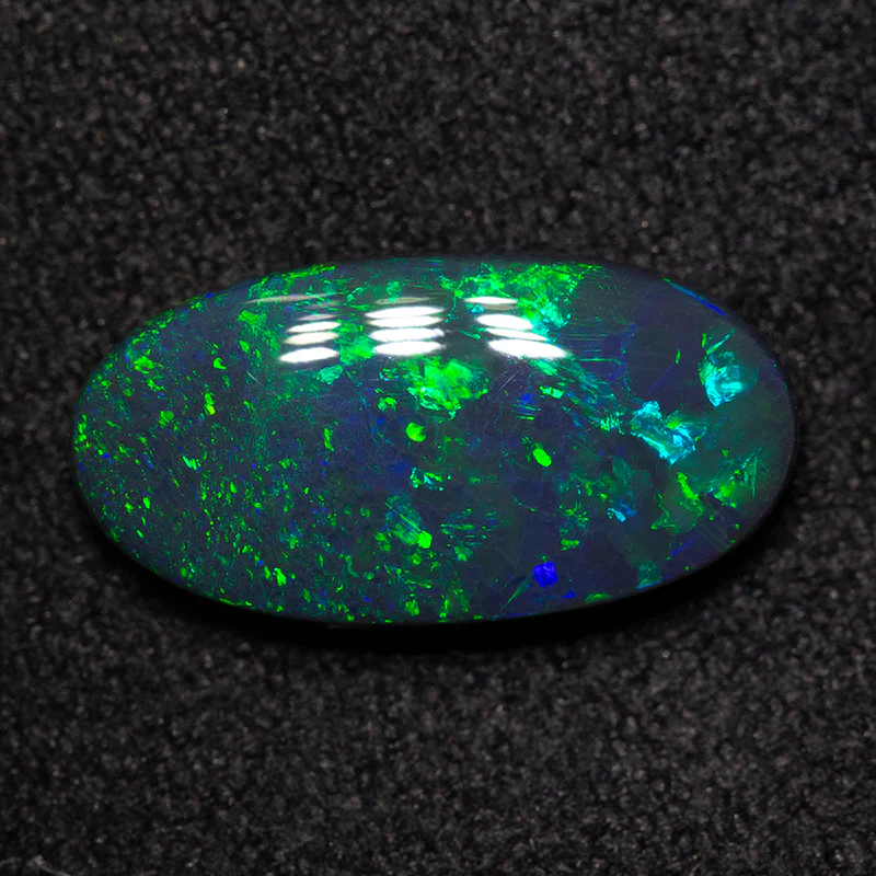 1.90 ct black opal 13.4x6.9x3mm - Image 2