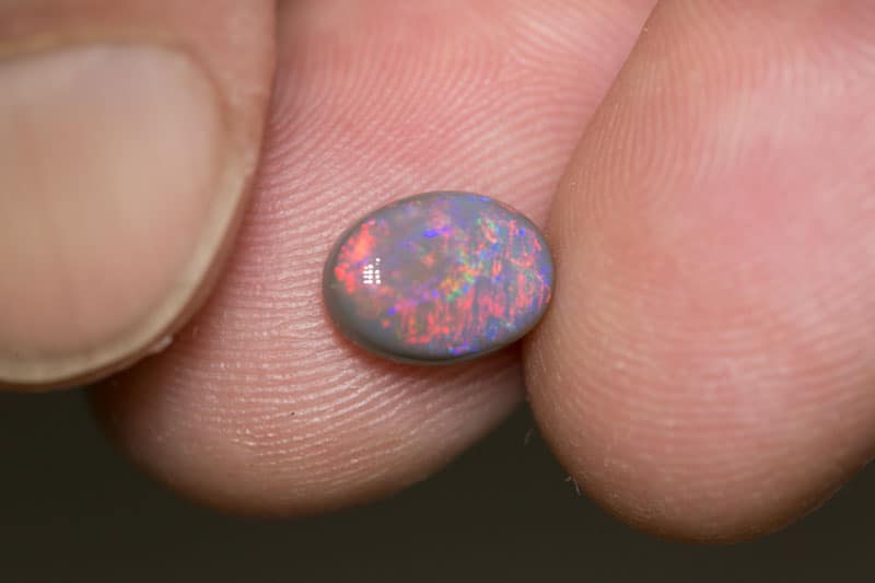 1.91 ct black opal 9.5x7x4mm - Image 2