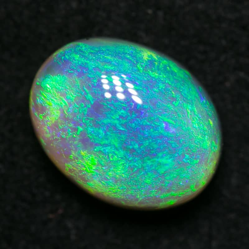 1.91 ct dark crystal opal 9x7x5mm - Image 4