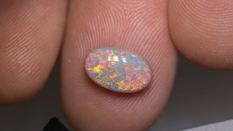 1.91 ct dark opal 10.5x6.5x3mm - Image 3
