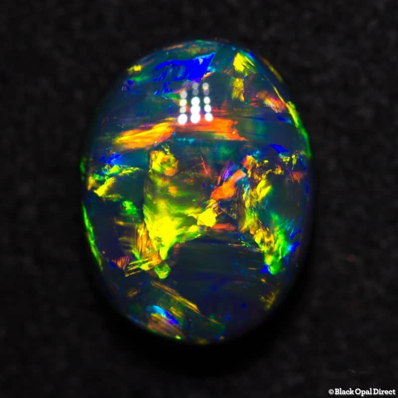 1.91 ct gem black opal collectors piece 9.5x7x4.5mm - Image 2