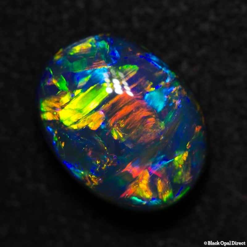 1.91 ct gem black opal collectors piece 9.5x7x4.5mm - Image 4