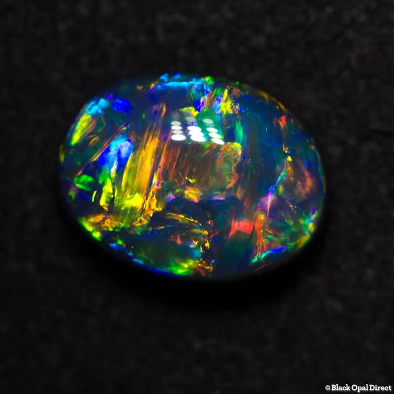 1.91 ct gem black opal collectors piece 9.5x7x4.5mm - Image 5