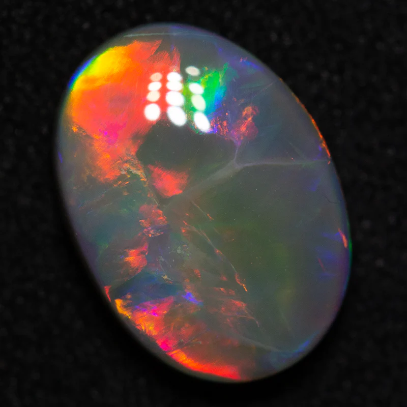 1.91 ct dark opal gem 10x8x3mm - Image 2
