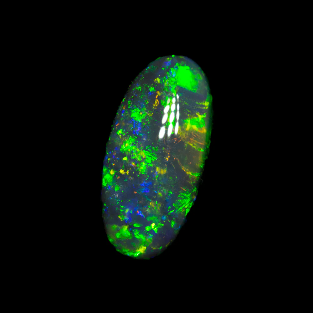 1.92 ct black opal 12.5x6.1x3.6mm - Image 4