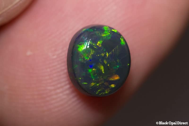 1.92 ct black opal 8.2x7.9x4.9mm - Image 2
