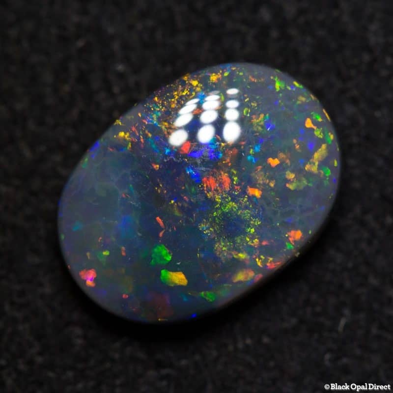 1.92 ct black opal 10x7x3.5mm - Image 3