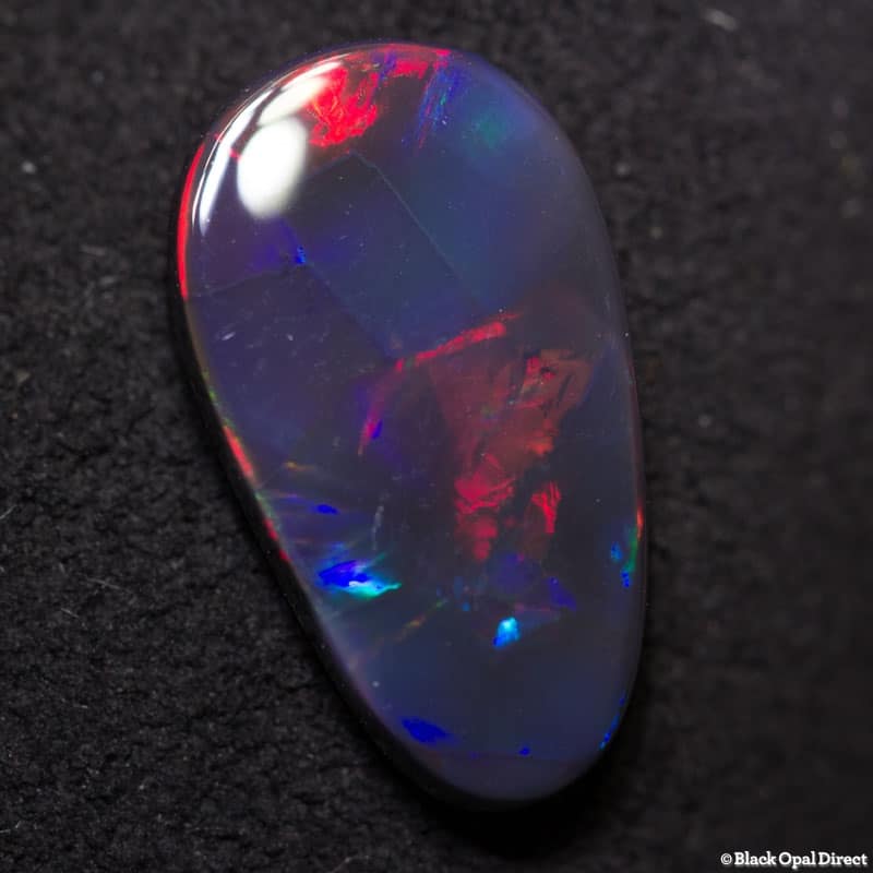 1.92 ct gem black opal 13.8x7.8x2mm - Image 3