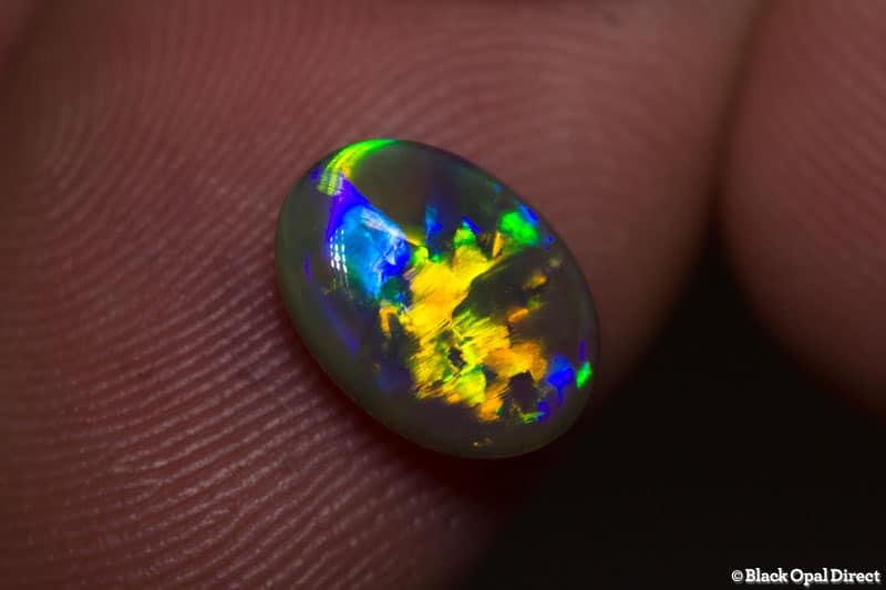 1.92 dark crystal opal 10x7x4mm - Image 3