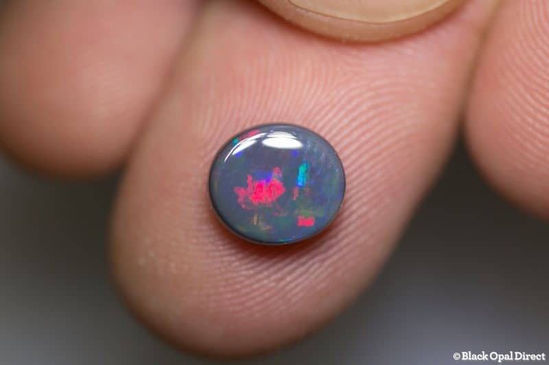 1.93 ct black opal 9x8x3mm - Image 2