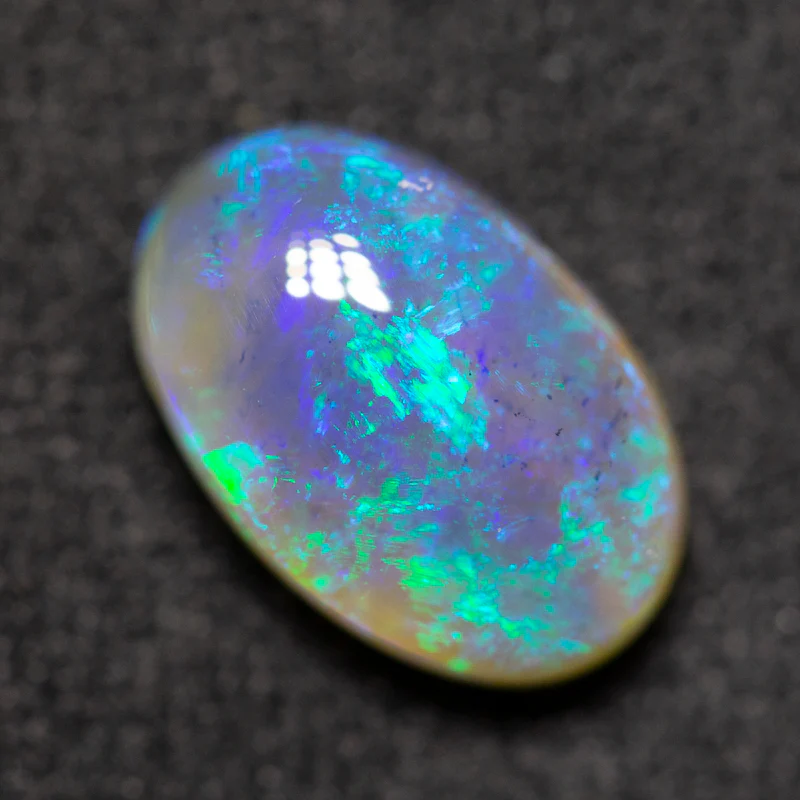 1.93 ct dark crystal opal 10.2x6.6x4.7mm - Image 2