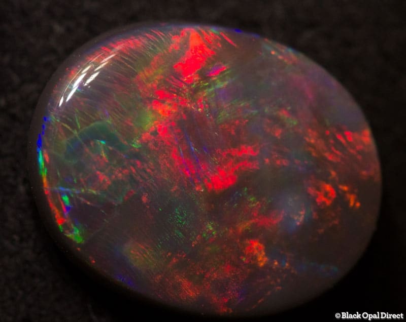 1.93 ct gem black opal 11x9x3mm - Image 5