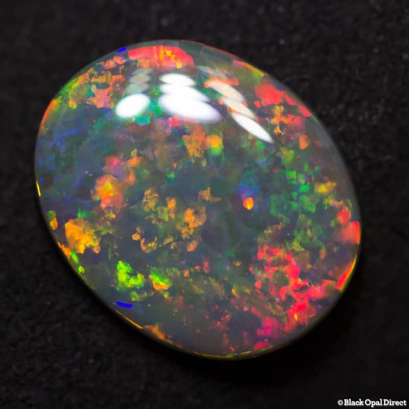 1.93 ct semi black opal 12x9.5x2mm - Image 2