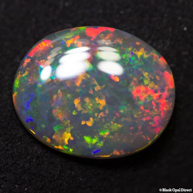 1.93 ct semi black opal 12x9.5x2mm - Image 3