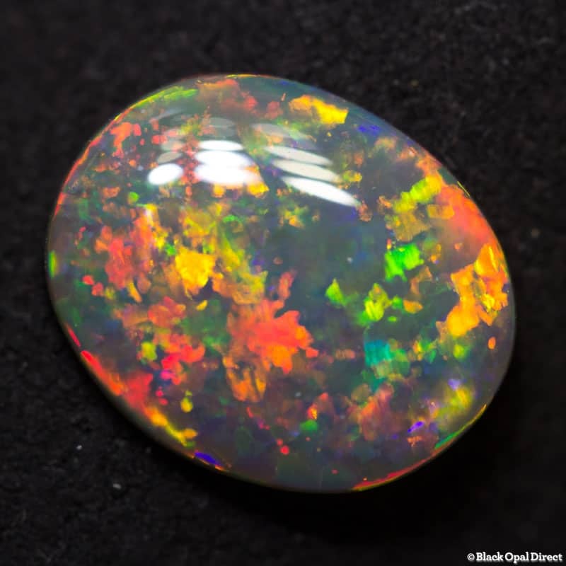 1.93 ct semi black opal 12x9.5x2mm - Image 5