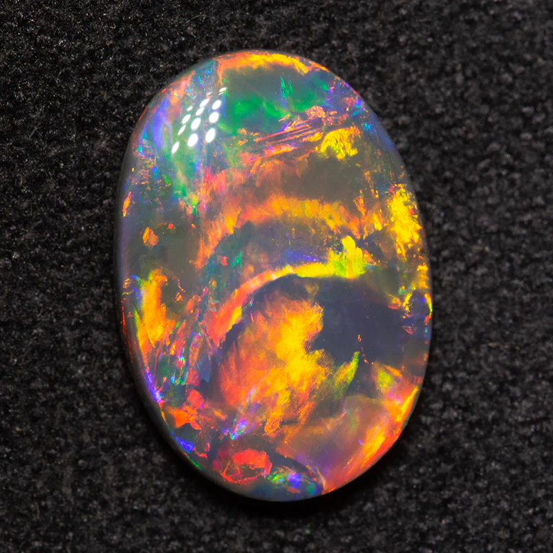 1.95 ct black opal 11.8x8.3x3mm - Image 3
