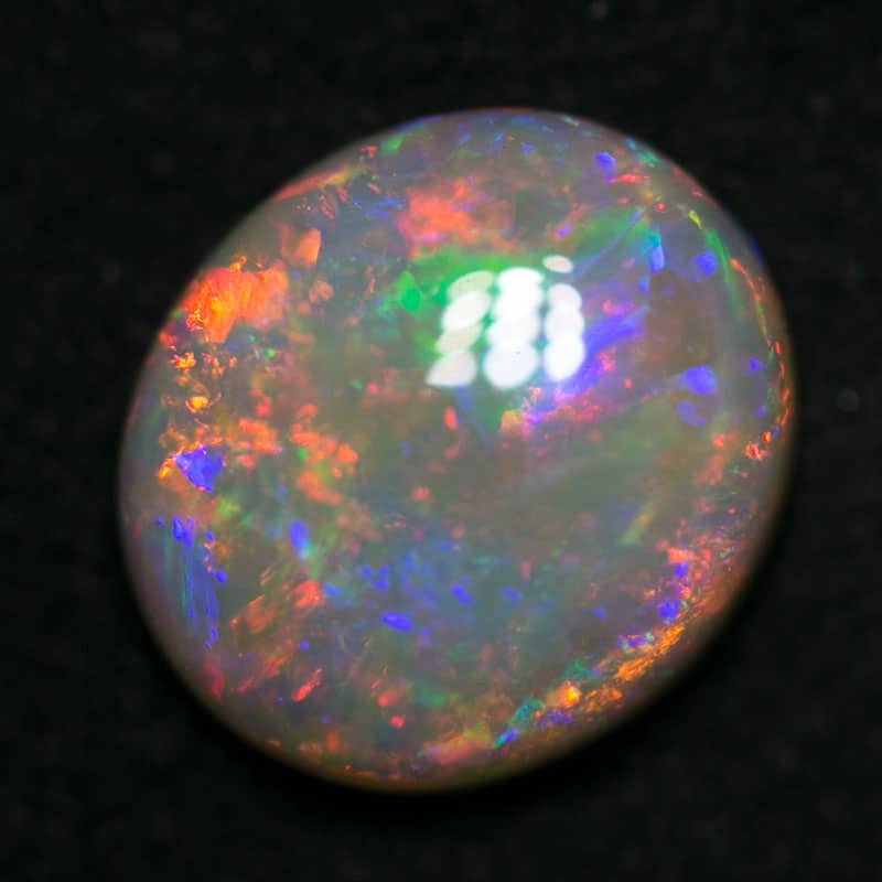 1.95 ct dark opal 9x8x3.5mm - Image 3