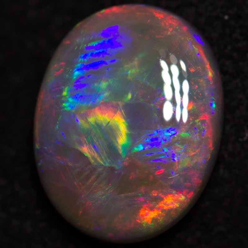 1.95 ct semi black opal 10.5x8x3mm AMY - Image 3