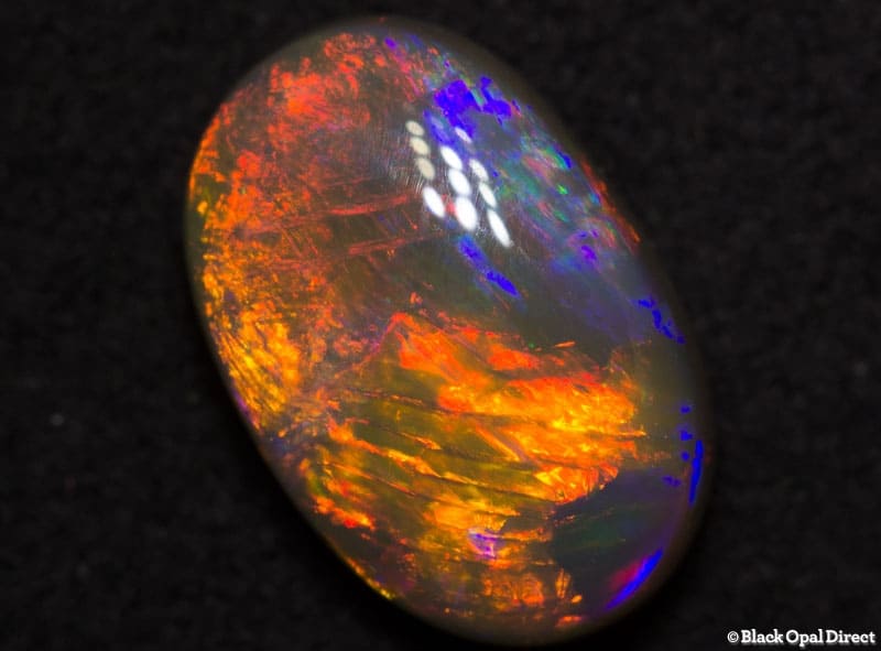 1.96 ct black opal gem 11x7x4mm - Image 2