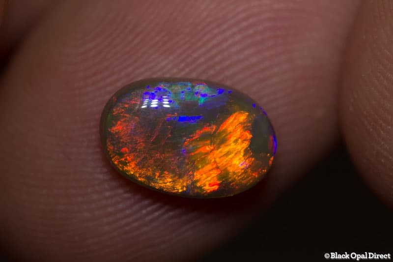 1.96 ct black opal gem 11x7x4mm - Image 4