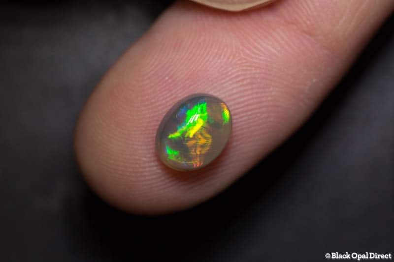 1.96 ct dark crystal opal 9x7x5mm - Image 3