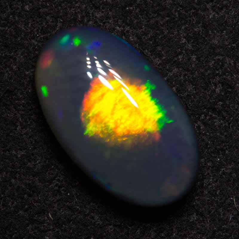 1.97 ct black opal 12x7x5mm - Image 3