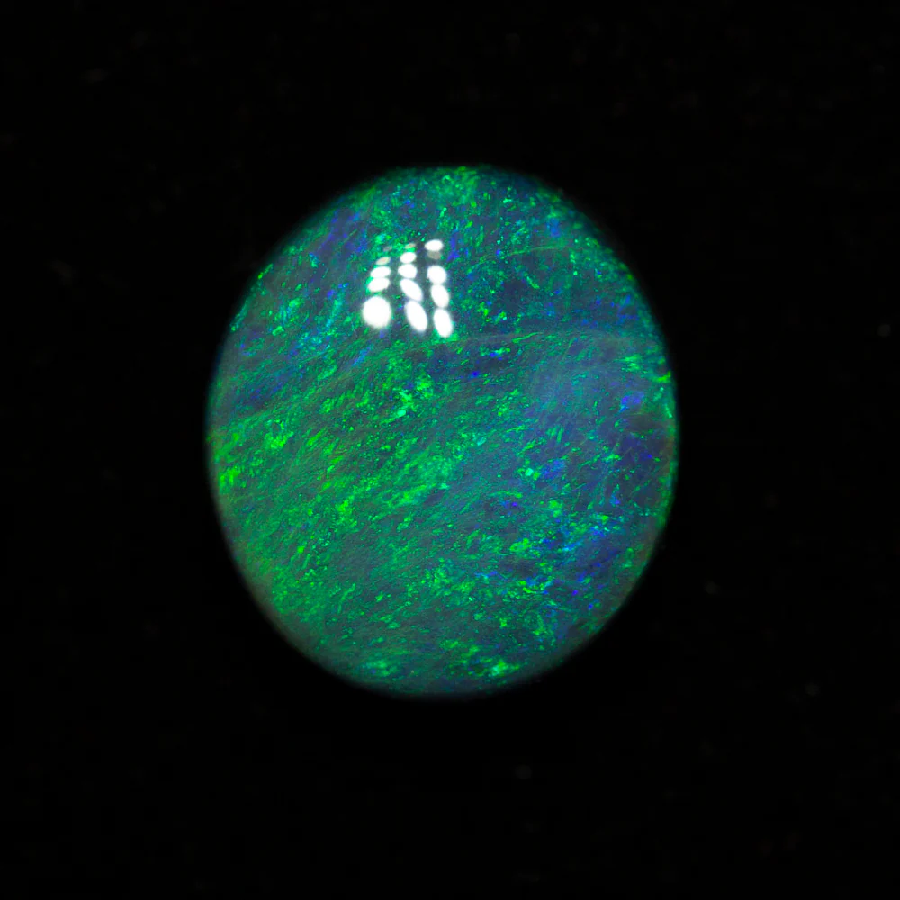 1.99 ct black opal 9.1x7.9x4.2mm - Image 2