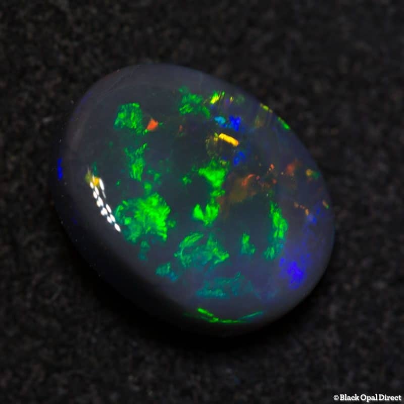 1.99 ct black opal 9.5x7.5x4mm - Image 2