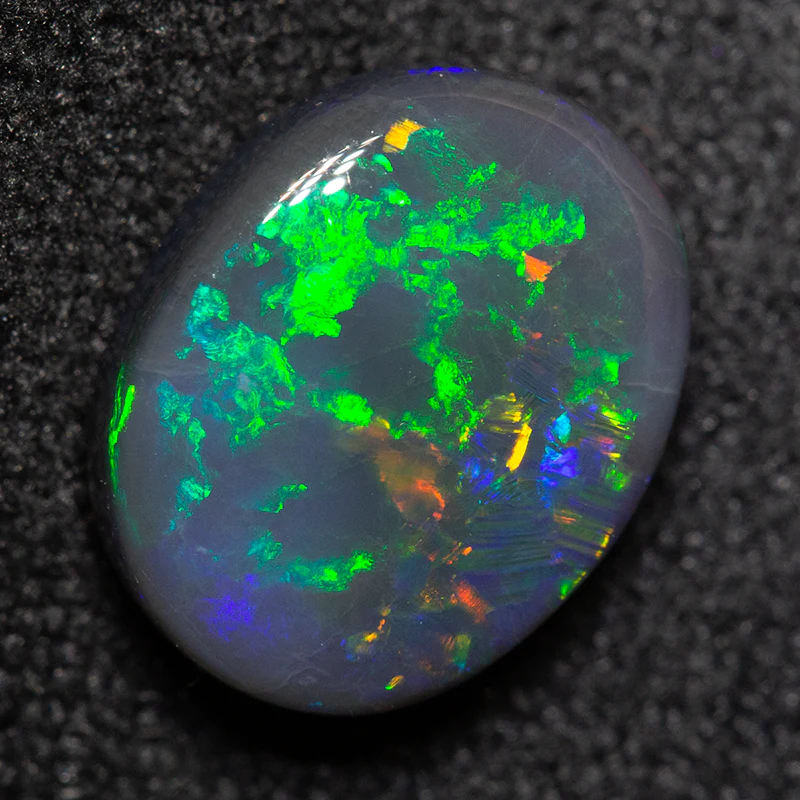 1.99 ct black opal 9.5x7.5x4mm - Image 2