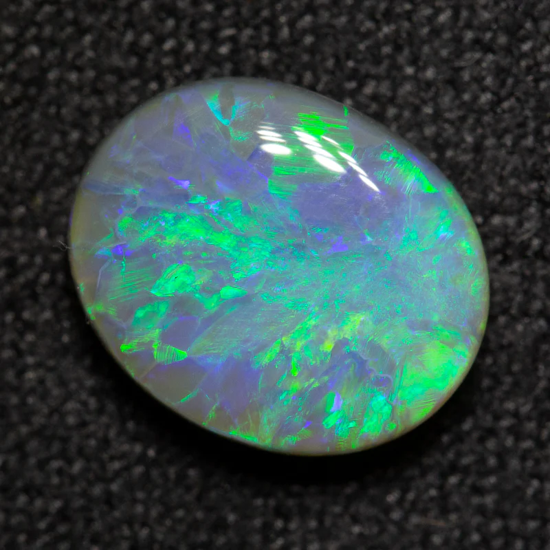 1.99 ct dark opal 9.7x7.9x3.8mm - Image 3