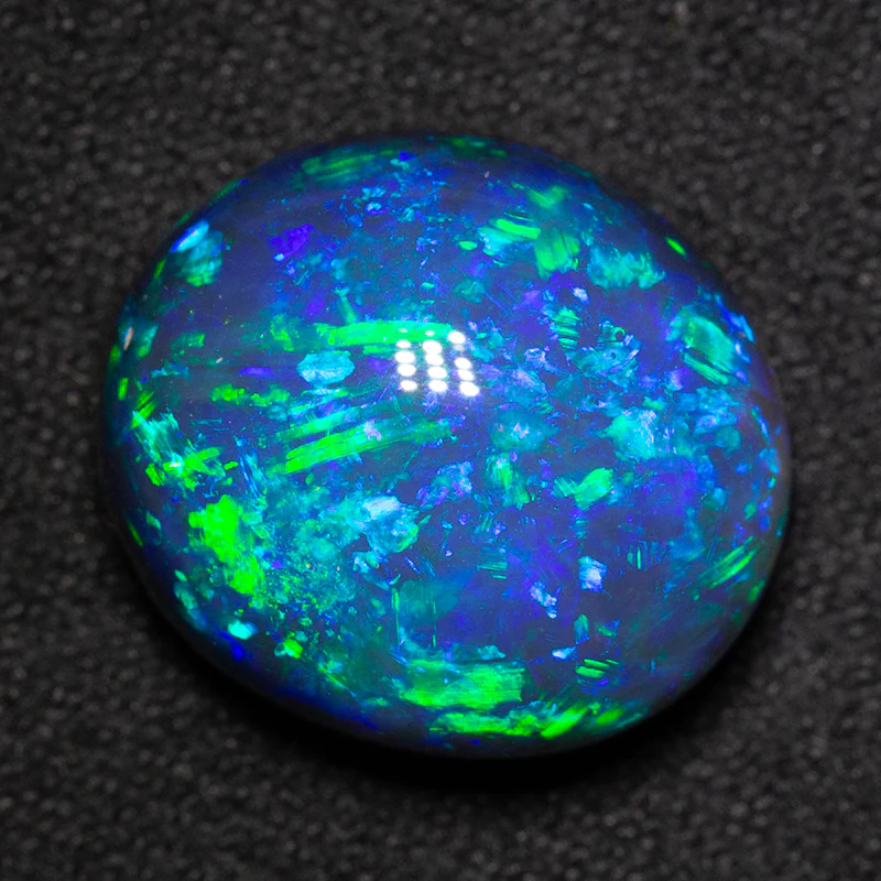 10.13 gem black opal 15x13x8mm - Image 2