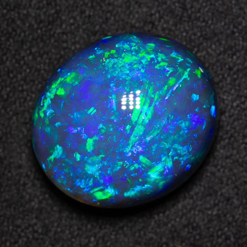 10.13 gem black opal 15x13x8mm - Image 3