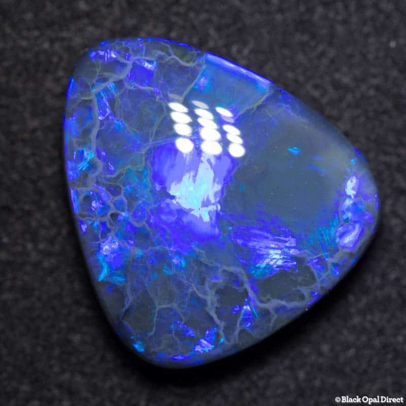 10.14 ct royal blue black opal 17x15x6mm For Ryan - Image 2