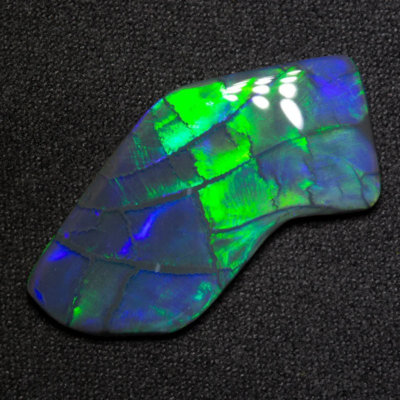 10.30 ct gem black opal 29x18x3.6mm - Image 2