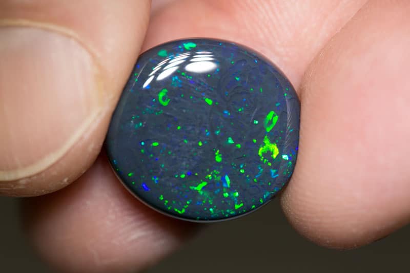 10.41 ct black opal 17.5x16x5mm - Image 4