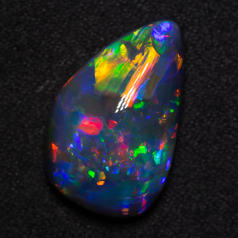 10.65 ct top gem black opal 19.2x12.3x7.9mm - Image 2