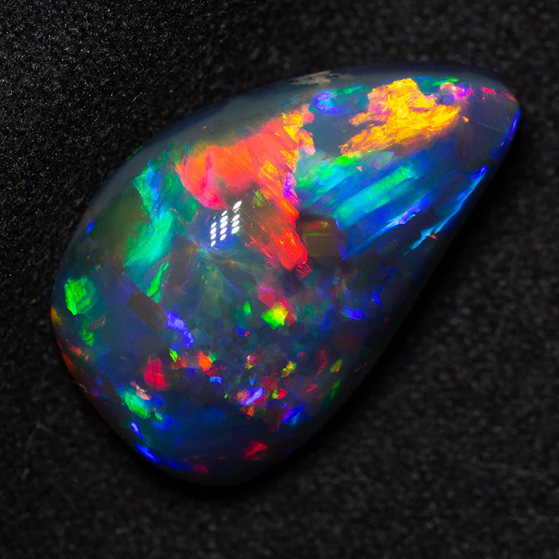 10.65 ct top gem black opal 19.2x12.3x7.9mm - Image 4