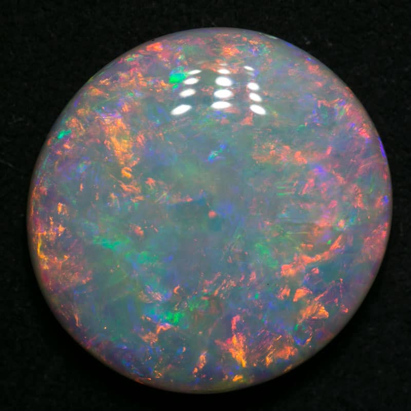 10.81 ct double sided white opal 18x17x5mm - Image 3