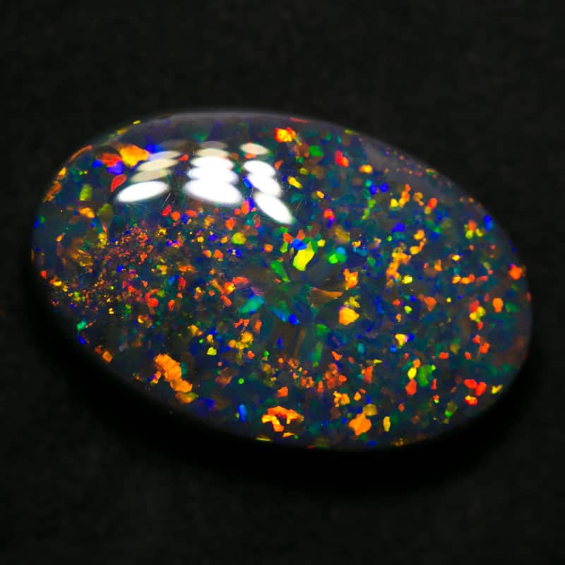 11.76 ct gem black opal collectors piece 20.5x13x6.5mm - Image 3