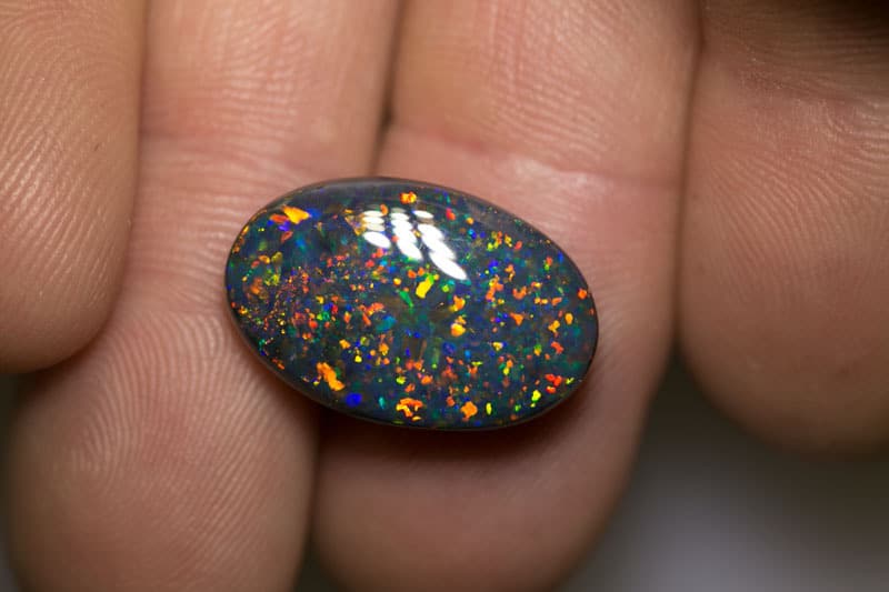11.76 ct gem black opal collectors piece 20.5x13x6.5mm - Image 5