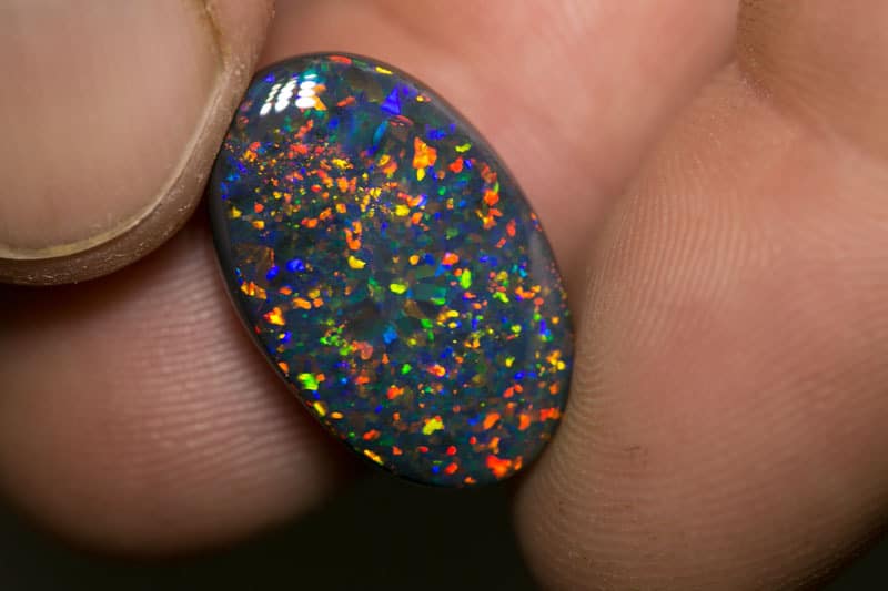 11.76 ct gem black opal collectors piece 20.5x13x6.5mm - Image 6