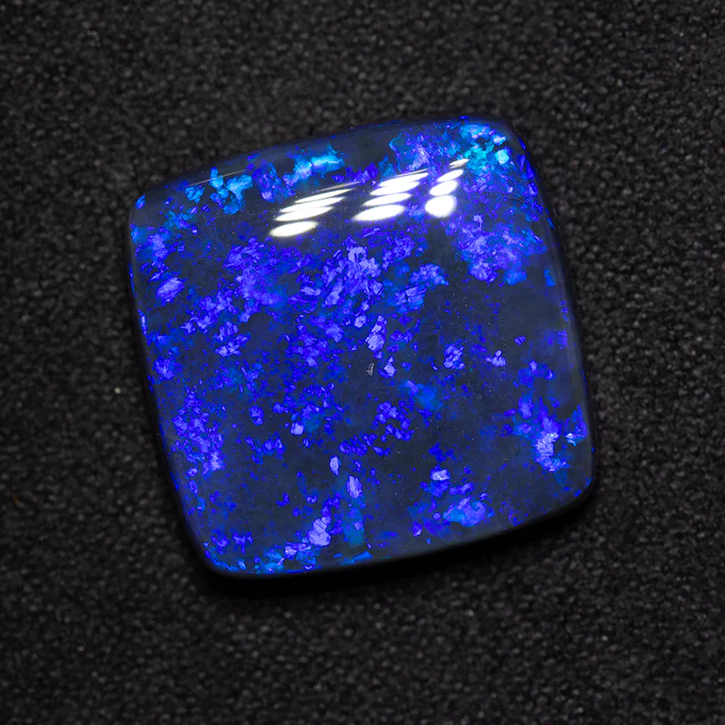 11.95 ct black opal 16x15.8x6mm - Image 3