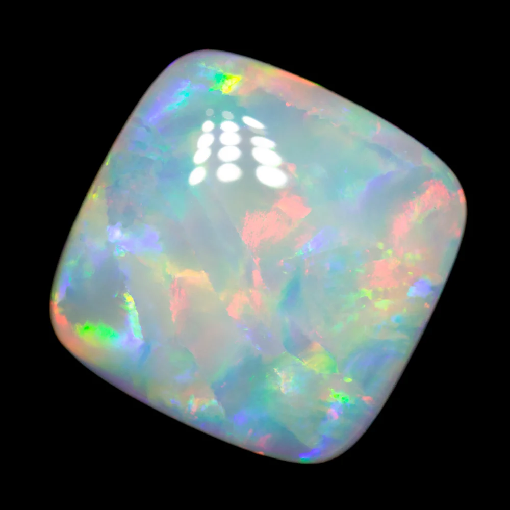 11.95 ct gem crystal opal 17.3x17.3x5mm - Image 2