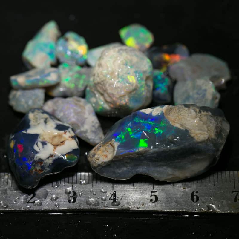 115 ct rough opal parcel 14 pieces - Image 2