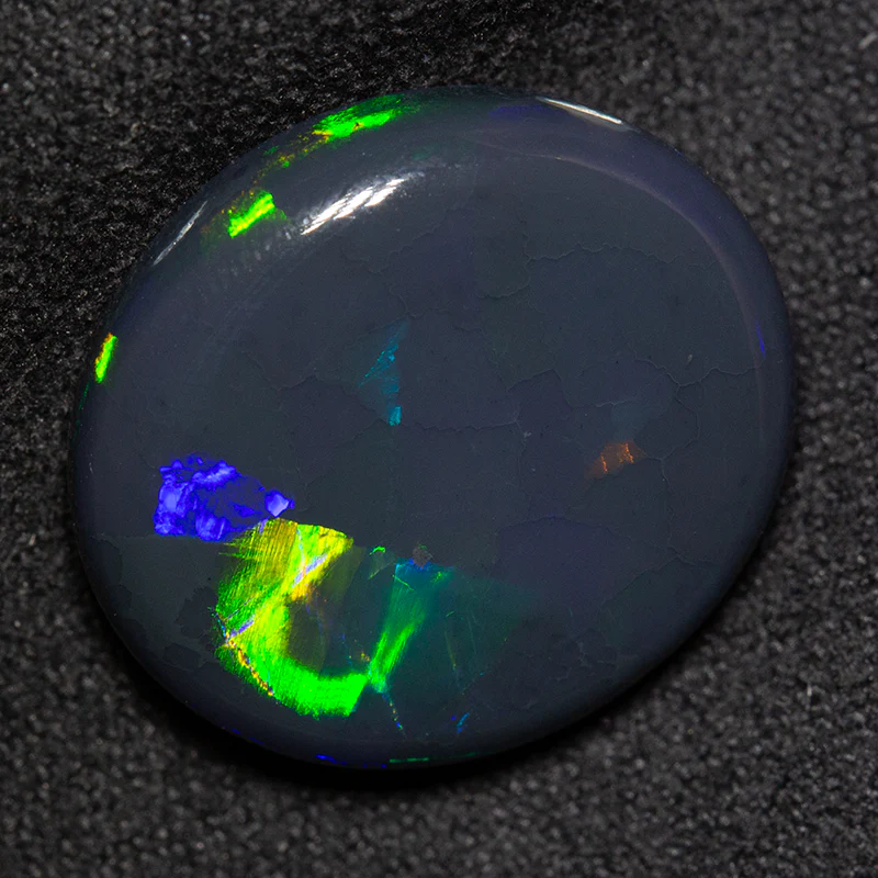 12.01 ct black opal 18x16.2x6.4mm - Image 4