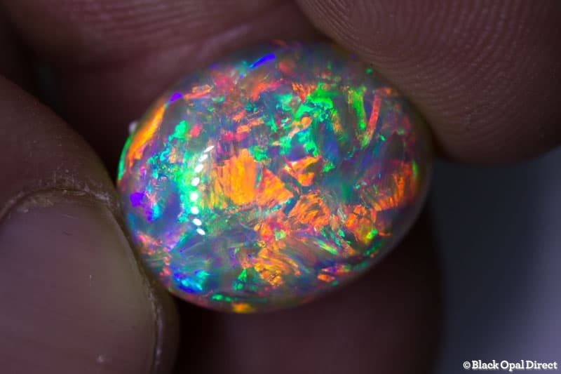 12.67 ct gem crystal opal 18x14x8mm - Image 2