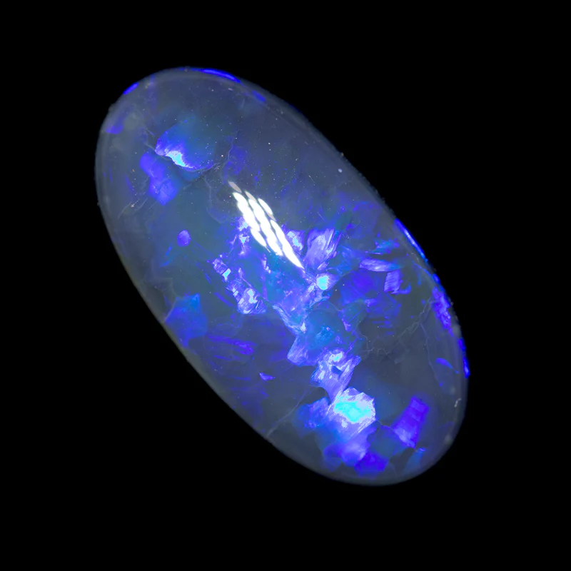 12.80 ct gem black opal 23x12.2x7.2mm - Image 2
