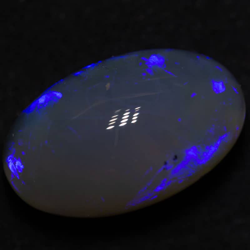 12.84 ct black crystal opal 19x12x10mm - Image 2