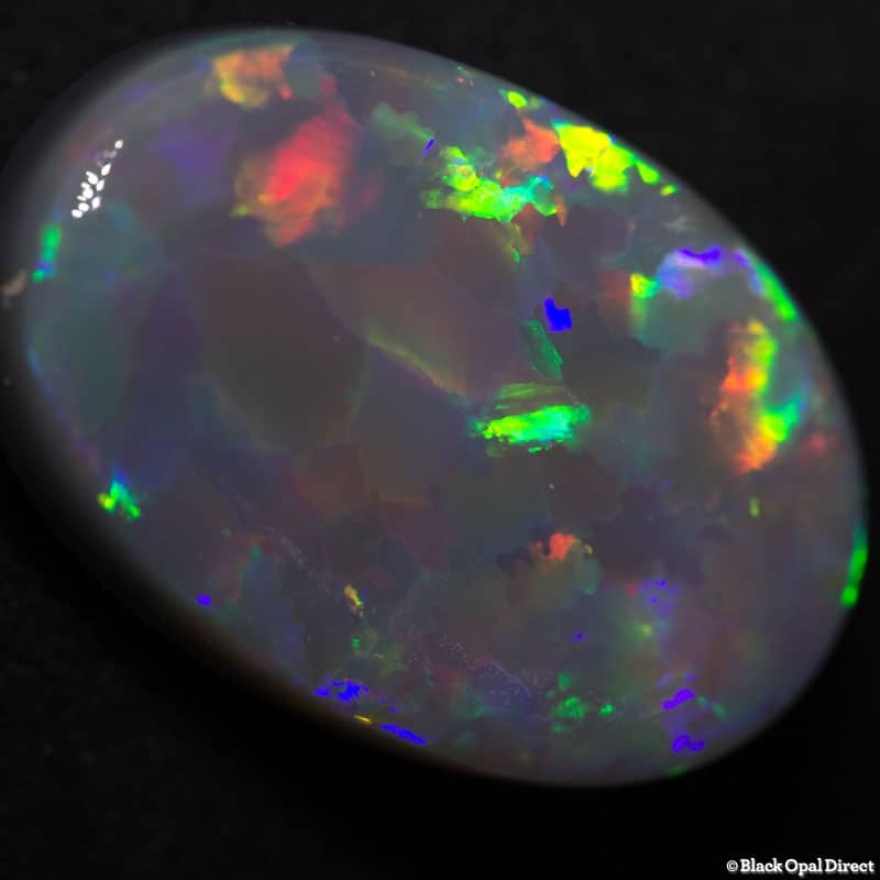 12.87 ct semi black large opal 21.5x14.5x6mm - Image 3