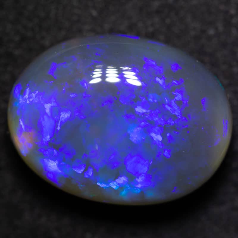 12.96 ct black crystal opal 18x13x8mm - Image 2